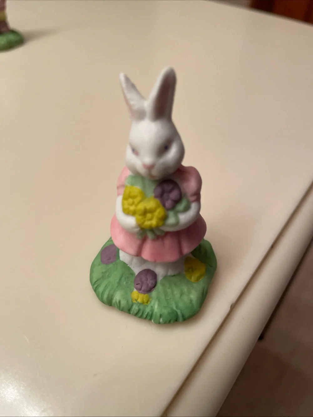 Vintage Assortment of Ceramic Easter Bunny Figurines - Set of 3